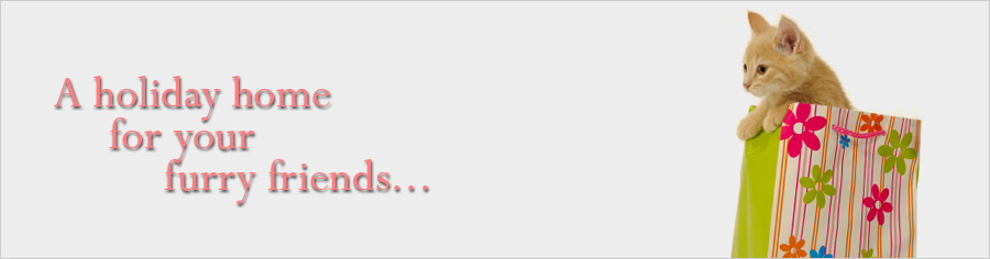 A holiday home for your furry friends...